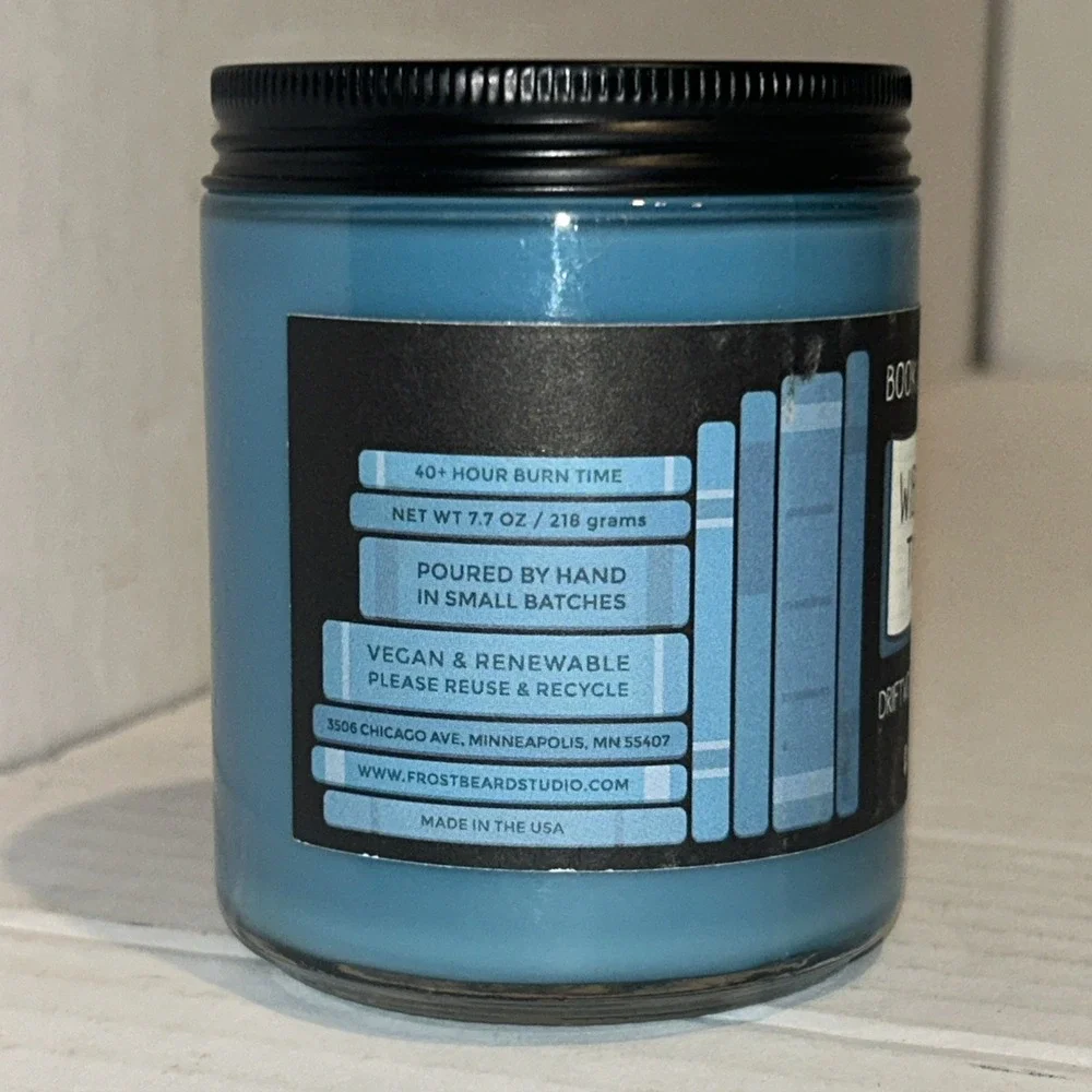 Frostbeard Soy Candle Discontinued Wibbly Wobbly Timey Wimey Doctor Who Candle